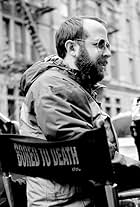 Martin Gero on set in New York for Bored to Death