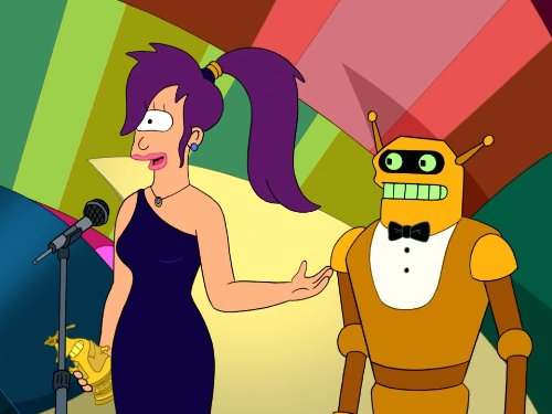 Katey Sagal and Maurice LaMarche in Futurama (1999)