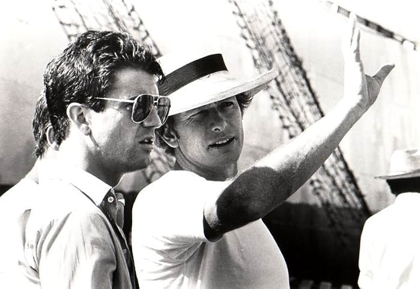 Mel Gibson and Peter Weir in The Year of Living Dangerously (1982)