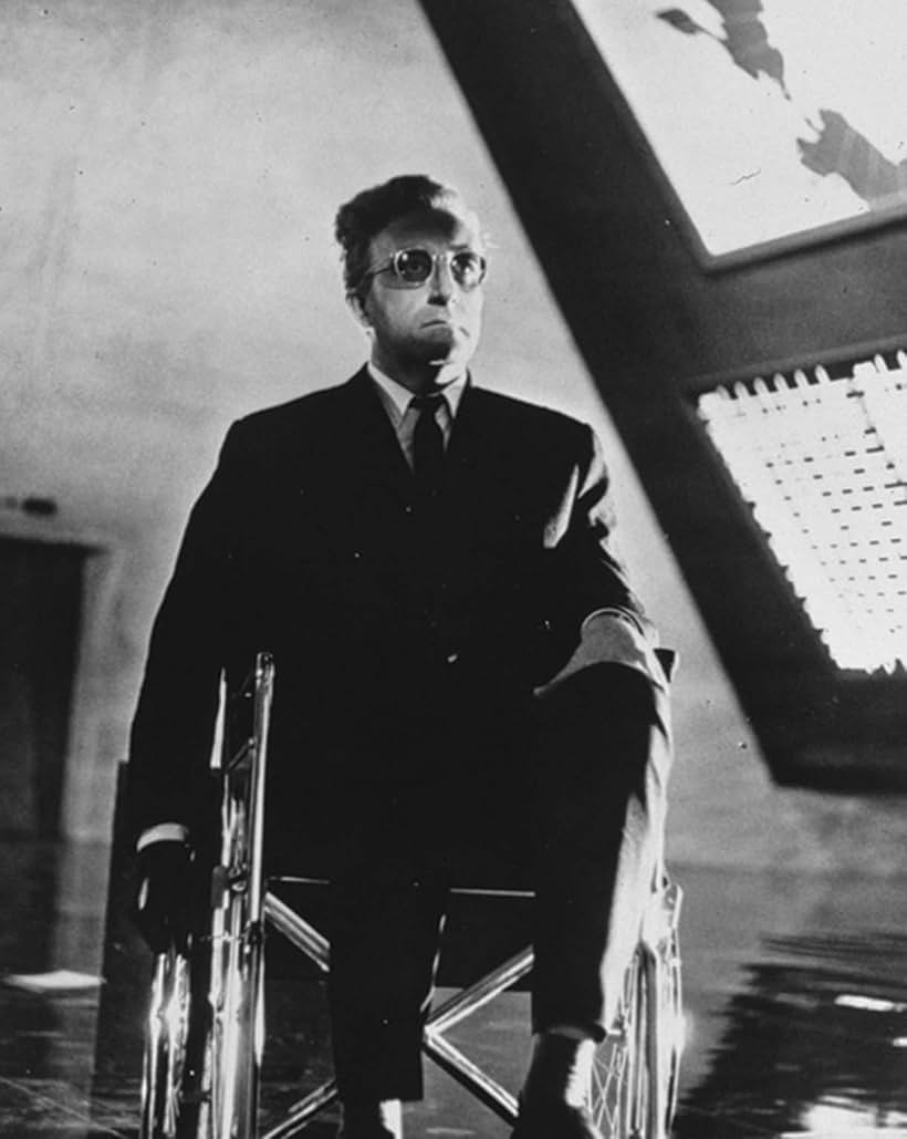 Peter Sellers in Dr. Strangelove or: How I Learned to Stop Worrying and Love the Bomb (1964)