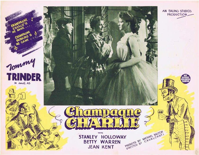 Harry Fowler, Jean Kent, and Betty Warren in Champagne Charlie (1944)