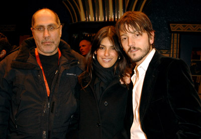 Guillermo Arriaga, Diego Luna, and Liz Gallardo at an event for The Night Buffalo (2007)