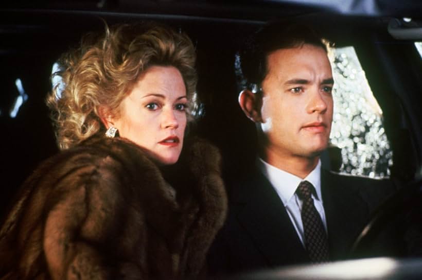 Tom Hanks and Melanie Griffith in The Bonfire of the Vanities (1990)