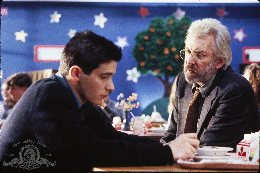 Donald Sutherland and Adam Horovitz in Lost Angels (1989)