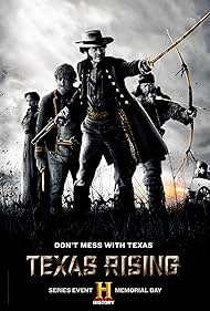 Bill Paxton, Brendan Fraser, Crispin Glover, Ray Liotta, Christopher McDonald, Robert Knepper, Max Thieriot, Rhys Coiro, and Cynthia Addai-Robinson in Texas Rising (2015)