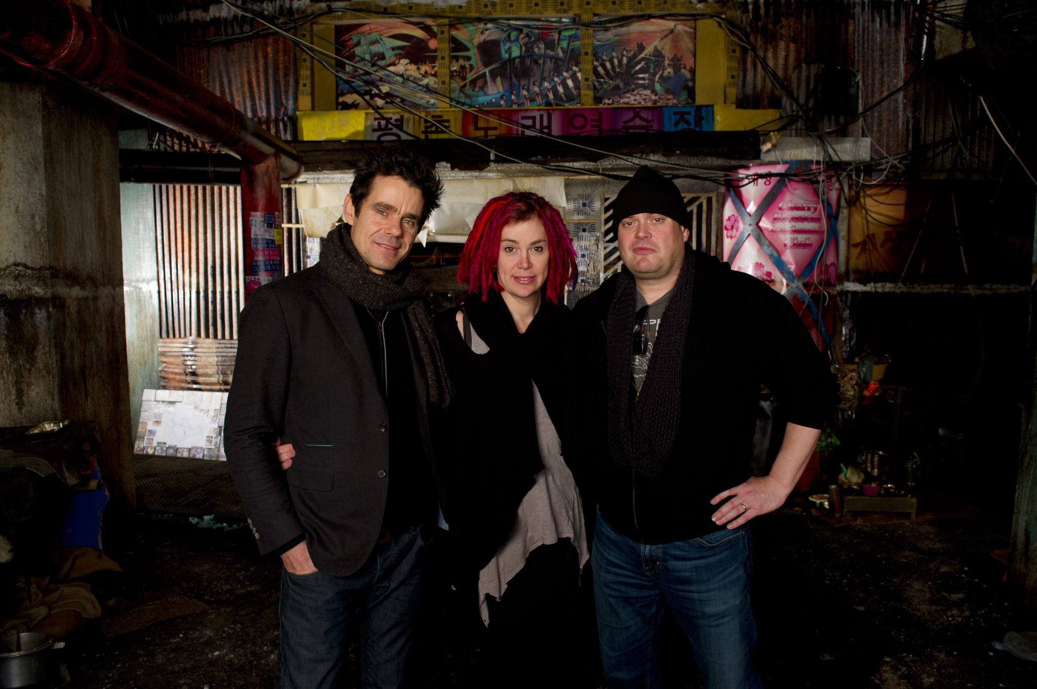 Tom Tykwer, Lilly Wachowski, and Lana Wachowski in Cloud Atlas (2012)