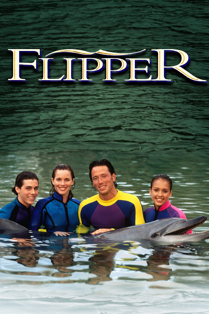 Jessica Alba, Colleen Flynn, Payton Haas, and Brian Wimmer in Flipper (1995)