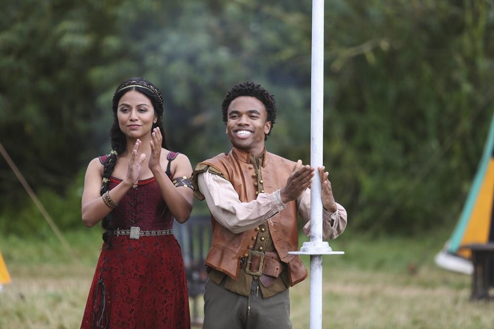 Luke Youngblood and Karen David in Galavant (2015)