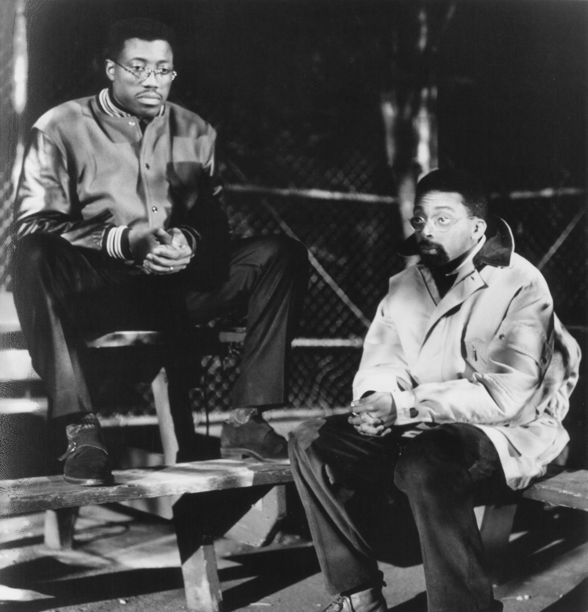 Spike Lee and Wesley Snipes in Jungle Fever (1991)