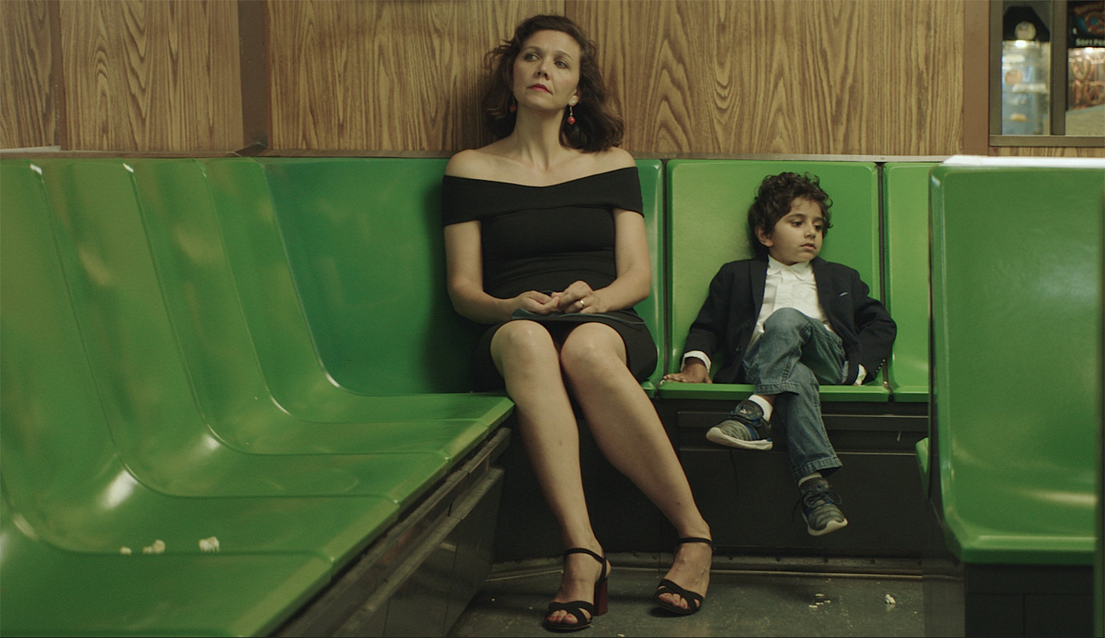 Maggie Gyllenhaal and Parker Sevak in The Kindergarten Teacher (2018)