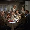 Will Geer, Judy Norton, Kami Cotler, David W. Harper, Michael Learned, Mary Beth McDonough, Eric Scott, Ralph Waite, and Jon Walmsley in The Waltons (1972)