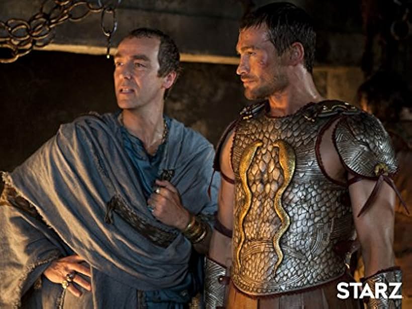 John Hannah and Andy Whitfield in Spartacus (2010)