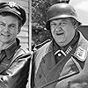 John Banner and Bob Crane in Hogan's Heroes (1965)