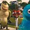 Will Arnett, Hugh Laurie, and Seth Rogen in Monsters vs Aliens (2009)