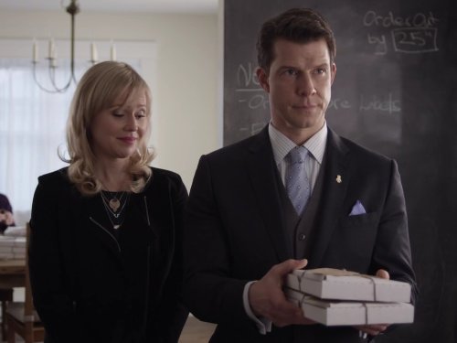 Kristin Booth and Eric Mabius in Signed, Sealed, Delivered (2013)