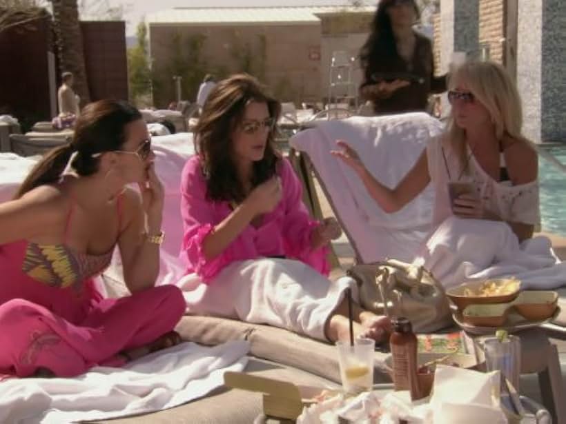 Kim Richards, Kyle Richards, and Lisa Vanderpump in The Real Housewives of Beverly Hills (2010)