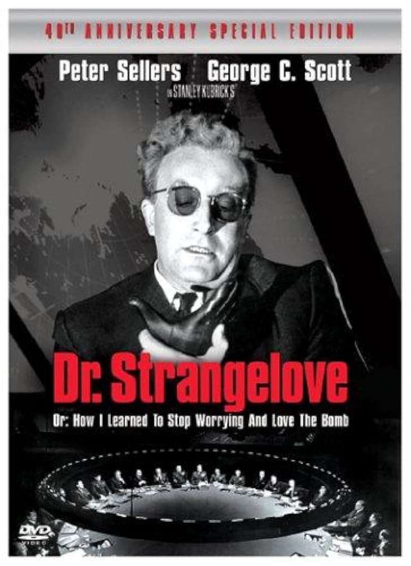 Peter Sellers in Dr. Strangelove or: How I Learned to Stop Worrying and Love the Bomb (1964)