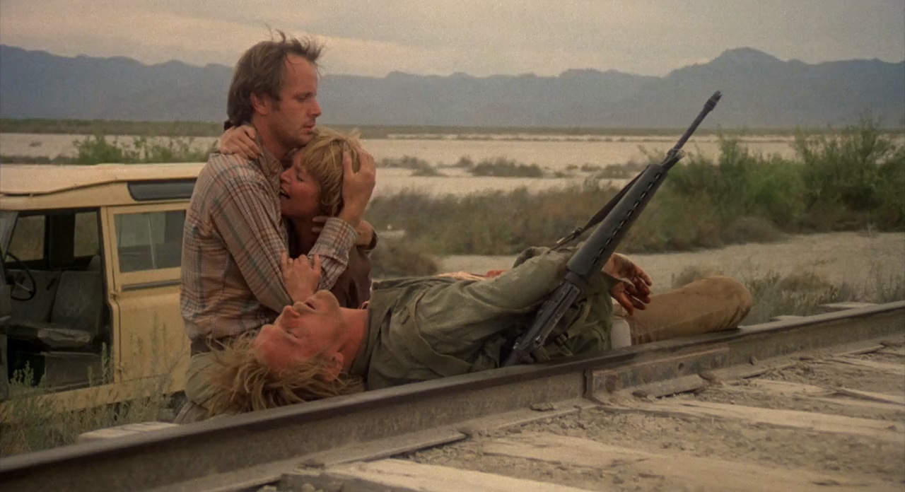 Nick Nolte, Tuesday Weld, and Michael Moriarty in Who'll Stop the Rain (1978)