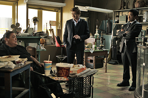 Simon Baker, Tim Kang, and Atticus Todd in The Mentalist (2008)