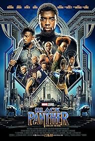 Angela Bassett, Forest Whitaker, Martin Freeman, Michael B. Jordan, Andy Serkis, Chadwick Boseman, Danai Gurira, Lupita Nyong'o, Daniel Kaluuya, and Letitia Wright in Black Panther (2018)