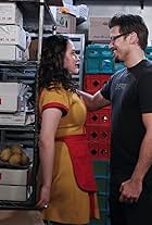 Kat Dennings and Nick Zano in 2 Broke Girls (2011)