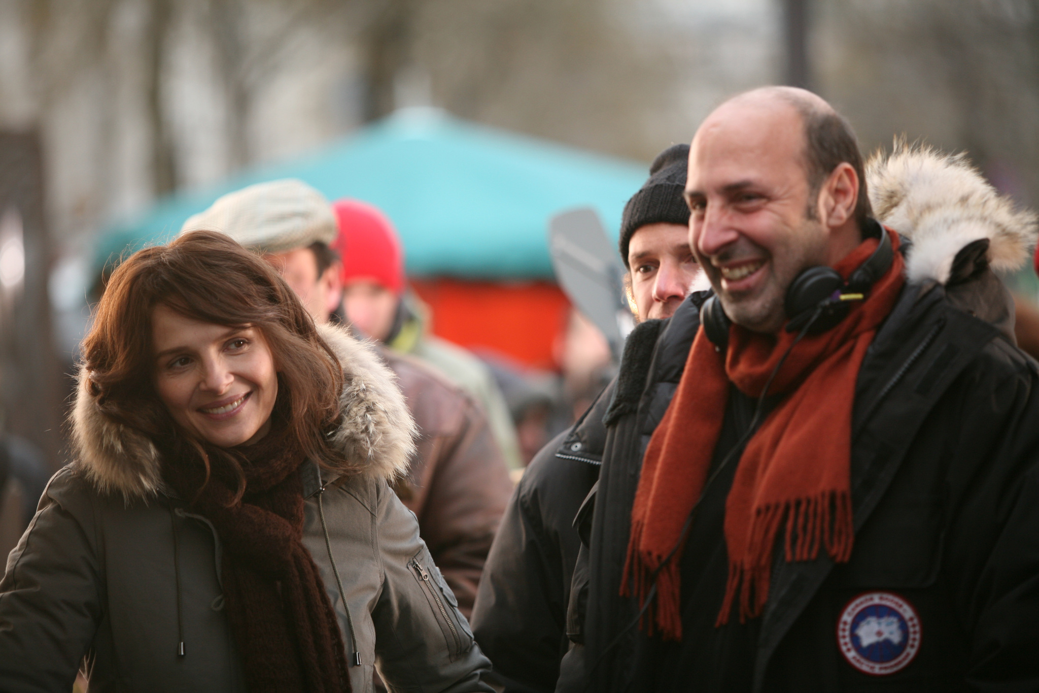 Juliette Binoche and Cédric Klapisch in Paris (2008)