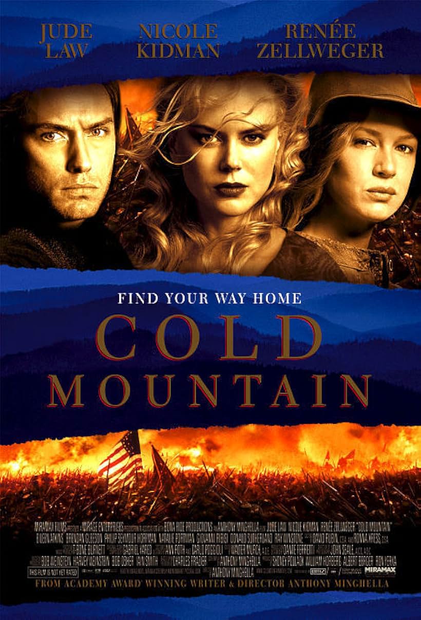 Nicole Kidman, Jude Law, and Renée Zellweger in Cold Mountain (2003)