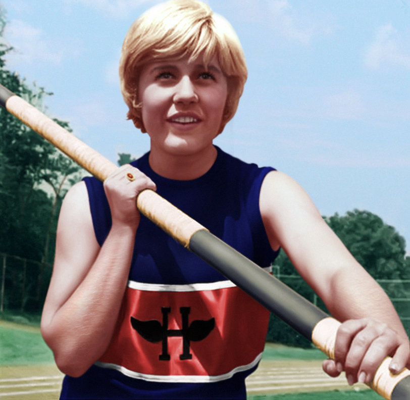 Pole-vaulting Billie (Patty Duke) enjoys beating boy athletes with the Beat, an inner skill that gives her super-strength and stamina.