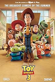 Tom Hanks, Joan Cusack, Tim Allen, John Ratzenberger, Wallace Shawn, Jodi Benson, Blake Clark, Estelle Harris, Jeff Pidgeon, Don Rickles, and Frank Welker in Toy Story 3 (2010)