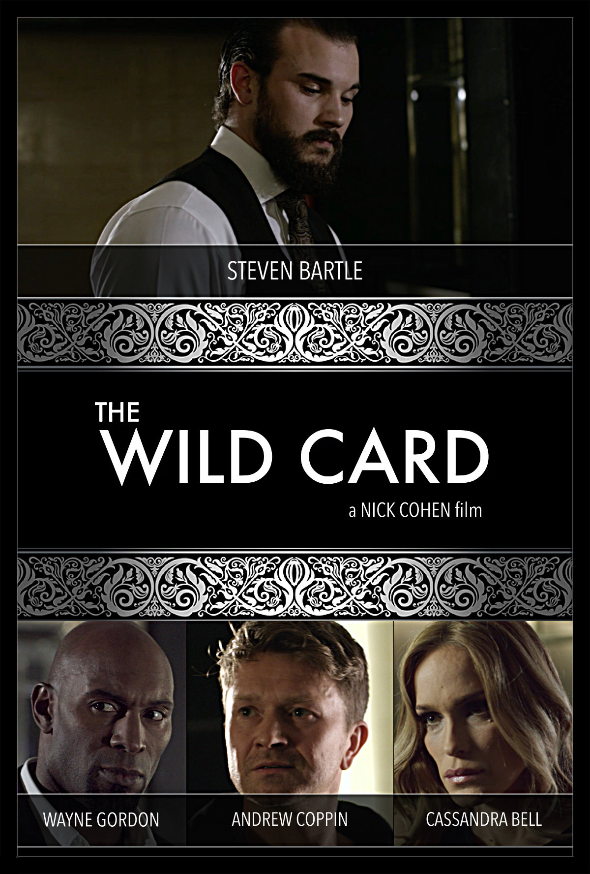 Cassandra Bell, Wayne Gordon, Andrew Coppin, and Steven Blades in The Wild Card (2015)