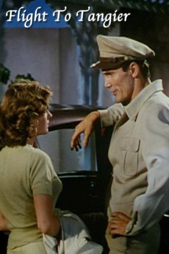 Jack Palance and Corinne Calvet in Flight to Tangier (1953)