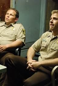 Kevin Chapman(L) as John McGinley and Scott Evans(R) as Steve Naginsky