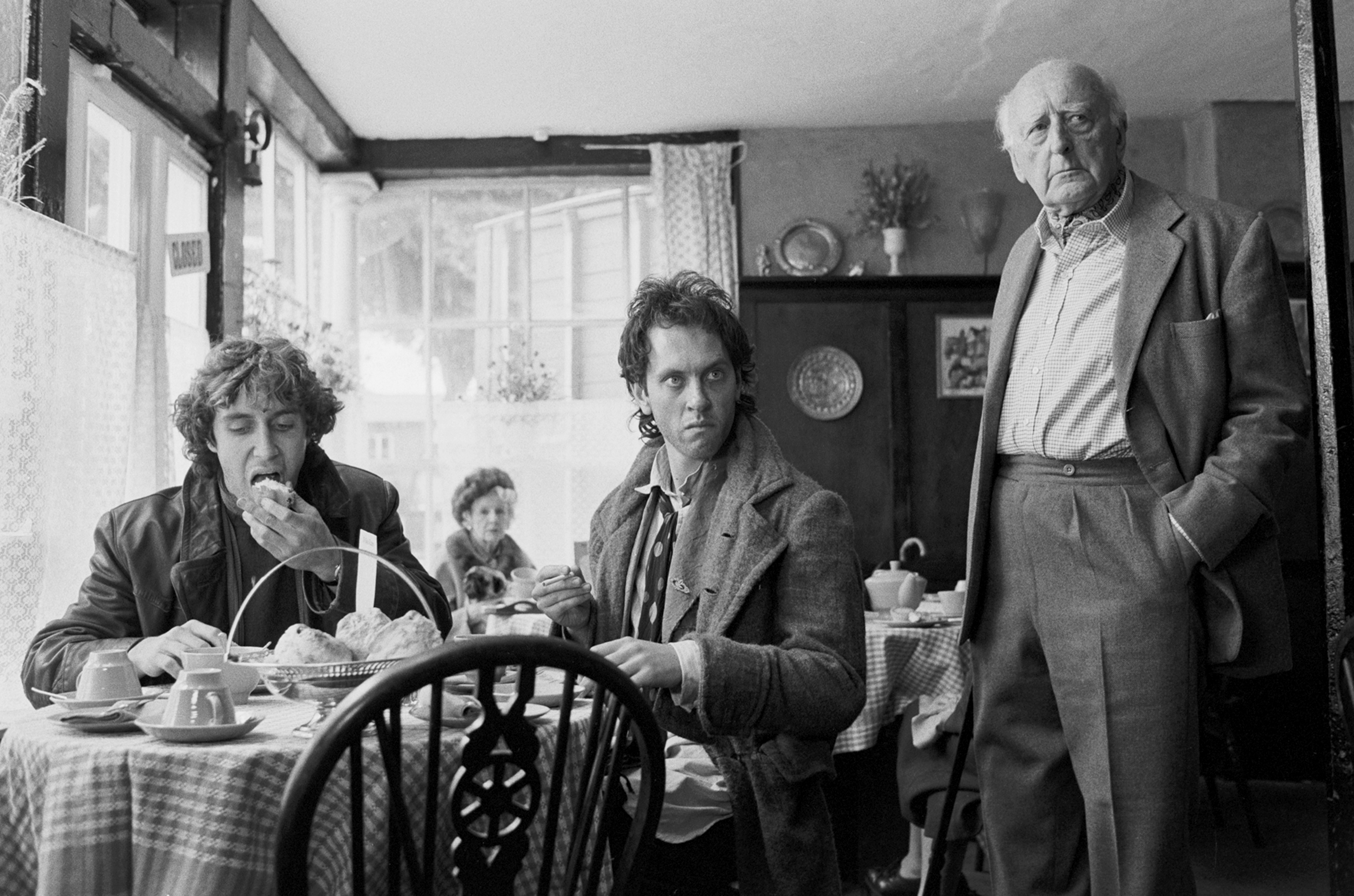 Richard E. Grant, Paul McGann, and Llewellyn Rees in Withnail and I (1987)