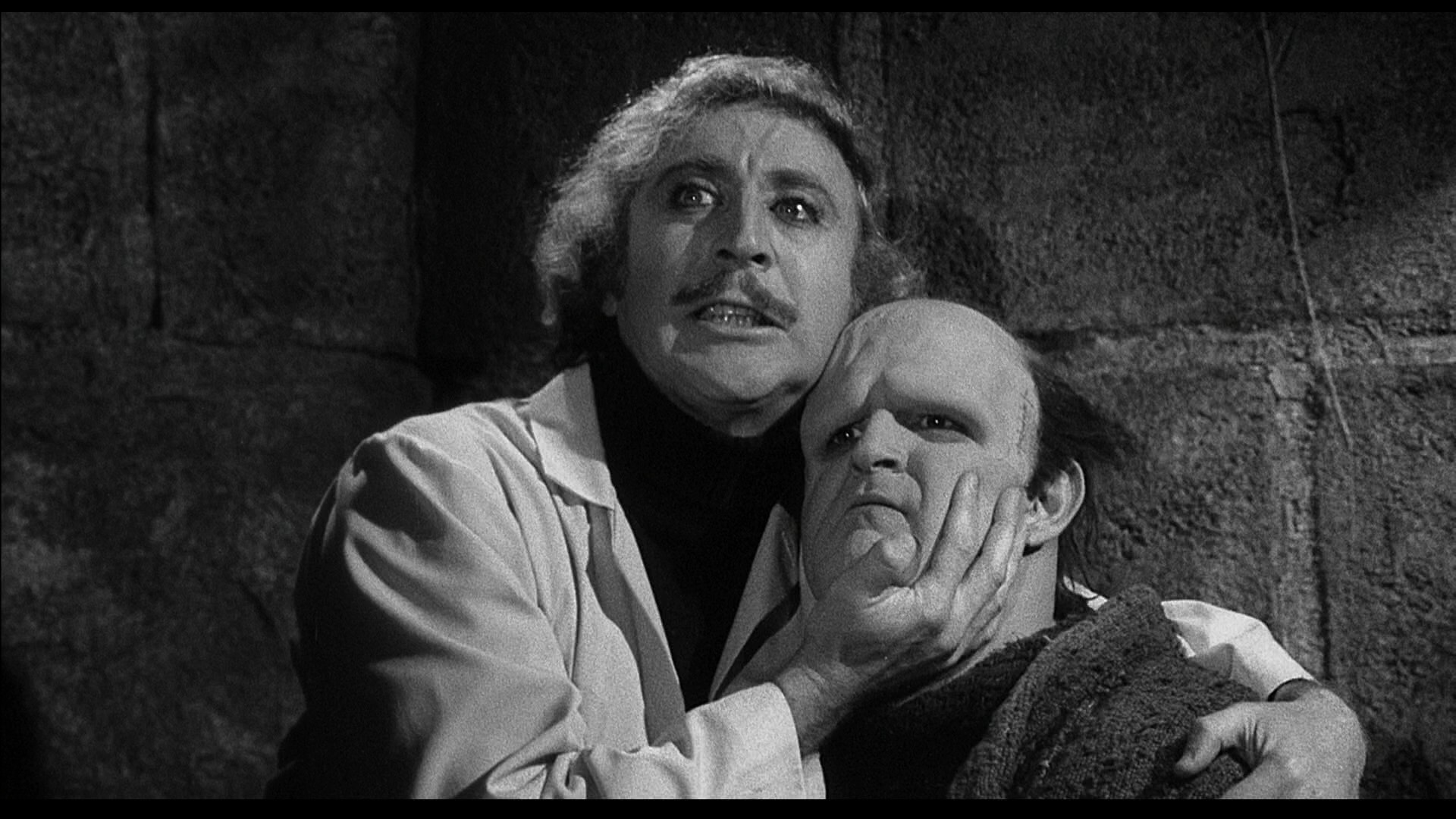 Gene Wilder and Peter Boyle in Young Frankenstein (1974)