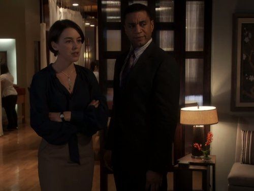 Harry Lennix and Olivia Williams in Dollhouse (2009)