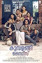 Anna Ben, Mathew Thomas, Sreenath Bhasi, Shane Nigam, Soubin Shahir, Jasmine Metivier, and Sheela Rajkumar in Kumbalangi Nights (2019)