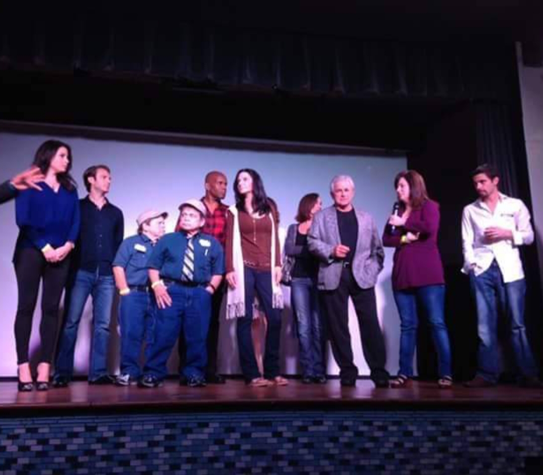 Monique Morales, Michelle Brzenk, Michelle M. Tucker, Roy Beecham, Troy Beecham, and Charles Barden at an event for The Road Less Traveled (2015)