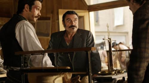 Ian McShane and Timothy Olyphant in Deadwood (2004)