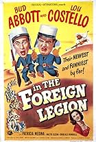 Bud Abbott, Lou Costello, and Patricia Medina in Abbott and Costello in the Foreign Legion (1950)