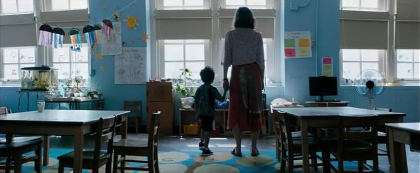 Maggie Gyllenhaal and Parker Sevak in The Kindergarten Teacher (2018)