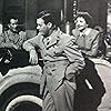 John Wayne, Claudette Colbert, and Don DeFore in Without Reservations (1946)