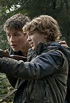 Maxim Knight and Connor Jessup in Falling Skies (2011)