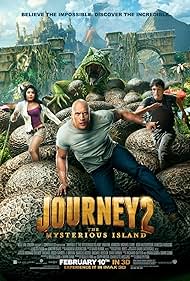 Dwayne Johnson, Vanessa Hudgens, and Josh Hutcherson in Journey 2: The Mysterious Island (2012)