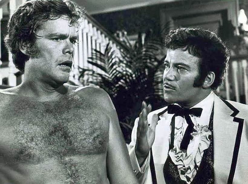 William Shatner and Doug McClure in Barbary Coast (1975)