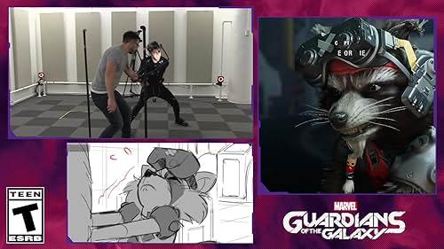 Performance capture BTS for Marvel's Guardians of the Galaxy.