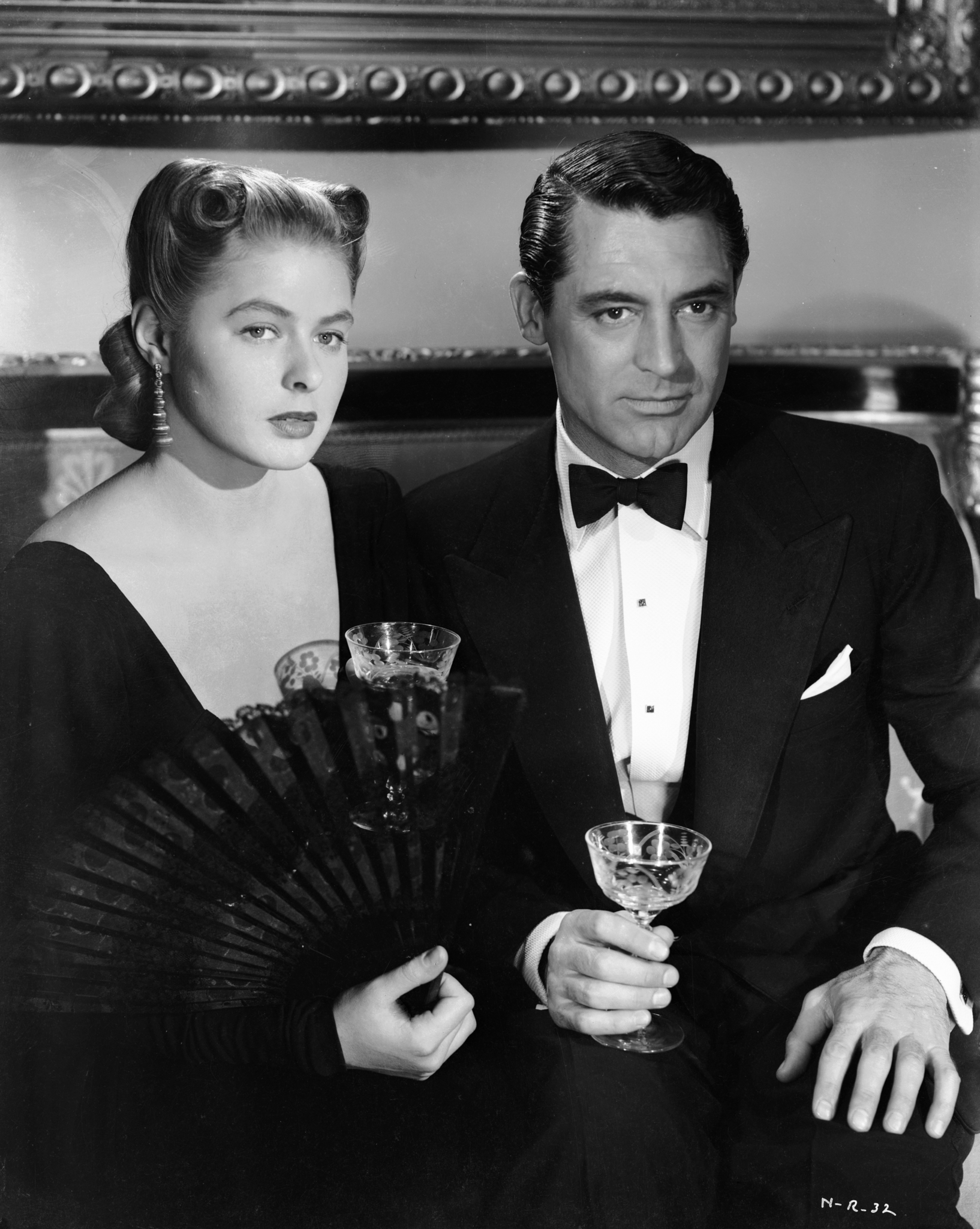 Ingrid Bergman and Cary Grant in Notorious (1946)