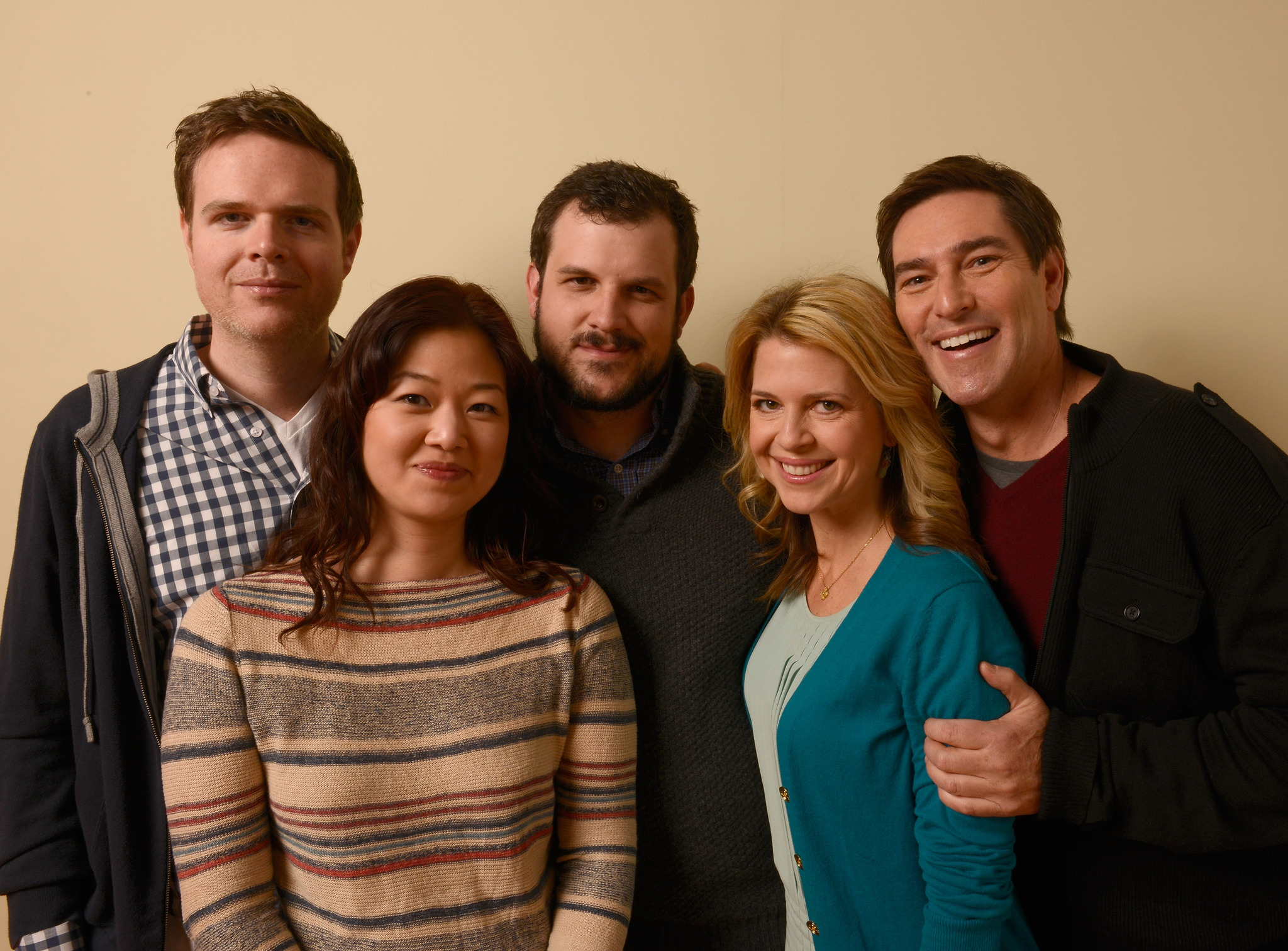 Roy Abramsohn, Elena Schuber, Lucas Lee Graham, Soojin Chung, and Randy Moore at an event for Escape from Tomorrow (2013)