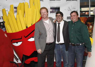 Matt Maiellaro, Dave Willis, and Dana Snyder at an event for Aqua Teen Hunger Force Colon Movie Film for Theaters (2007)