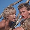 River Phoenix and Jadrien Steele in The Mosquito Coast (1986)