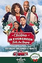 Holly Robinson Peete, Barbara Niven, Colin Lawrence, Ashley Williams, Rukiya Bernard, and Antonio Cayonne in Christmas in Evergreen: Bells Are Ringing (2020)